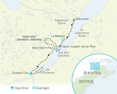 Quebec Canada Map