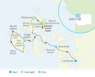San Juan Islands Map