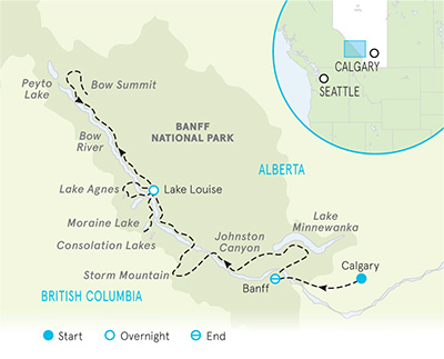 Canadian Rockies Map