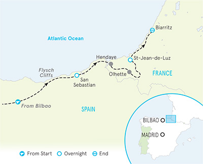 Basque Country Family Breakaway Map