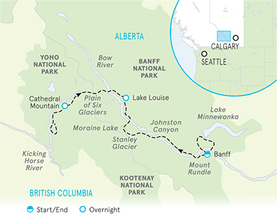 Canadian Rockies Multi-Adventure Map