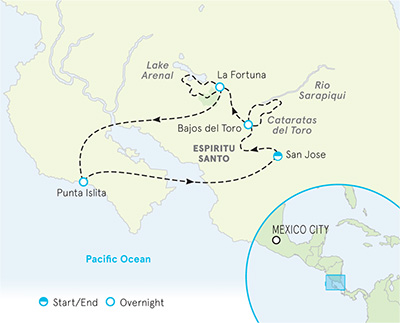 Costa Rica Map
