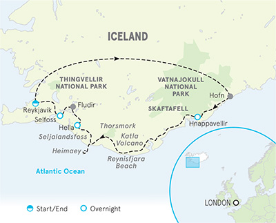 Iceland Family Multi-Adventure Map