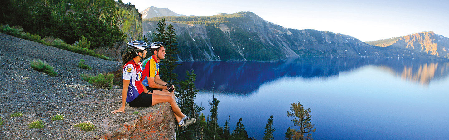 crater lake bike ride