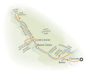 Canadian Rockies Map
