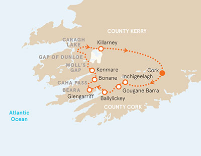 Ireland Biking Map