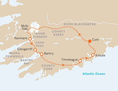 Ireland Biking Map