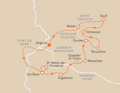 Provence France Map