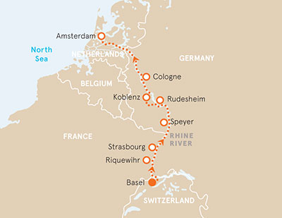 The Rhine Cycle Route