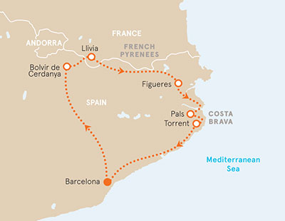 Spain Biking Map