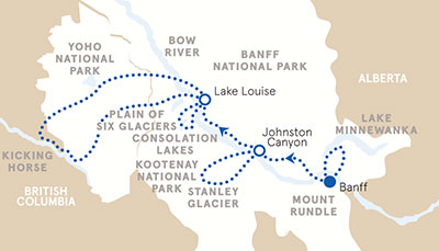 Canadian Rockies Multisport Map