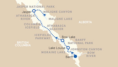 Canadian Rockies Multisport Map