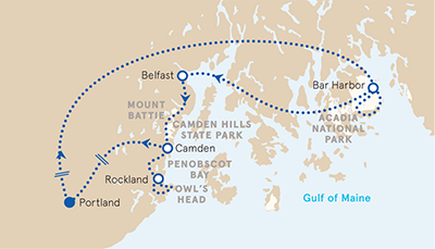 Maine Family Multi-Adventure Map