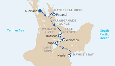 New Zealand multisport map