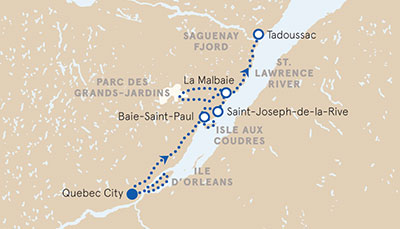 Quebec multisport Map