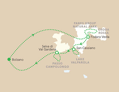 Dolomites Italy Map