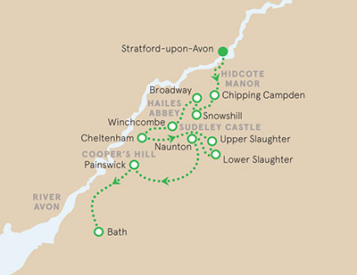 England Walking & Hiking Map