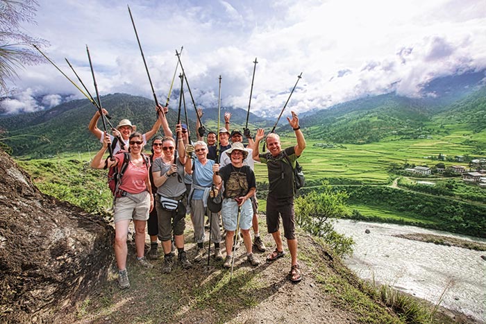 hiking tours in bhutan