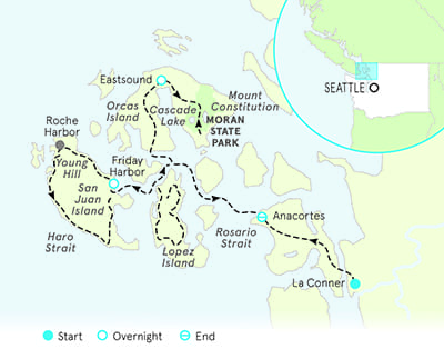 San Juan Islands Map