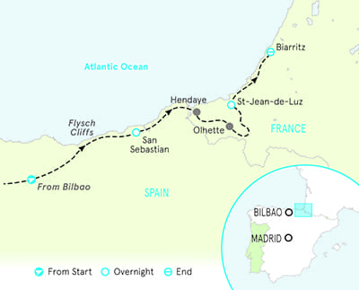 Basque Country Family Breakaway Map