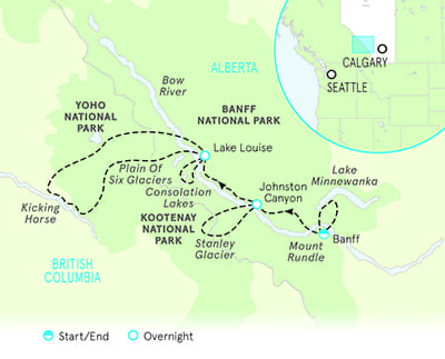Canadian Rockies Multisport Map