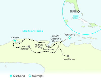 Cuba Multisport Family Breakaway Map