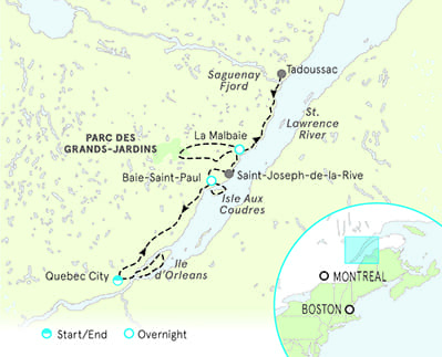 Quebec Canada Map