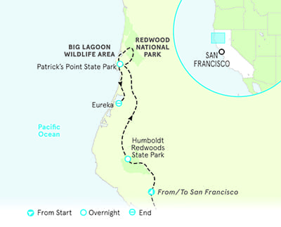 Redwood Empire Map