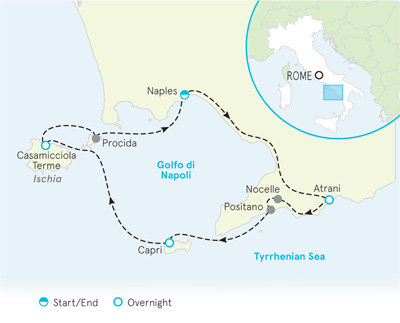 Almalfi Coast Map