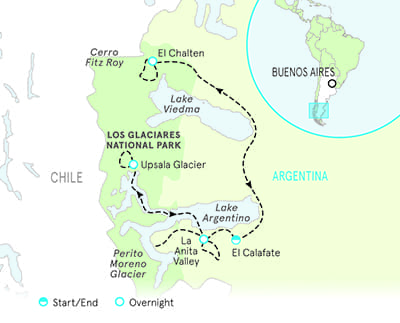 Argentina Patagonia Map