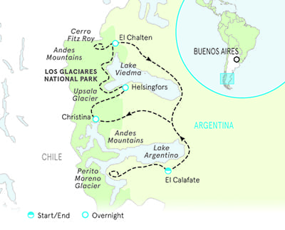 Argentina Patagonia Map