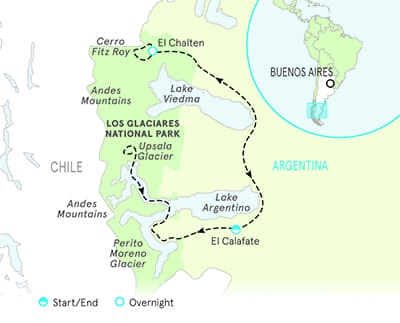 Argentina Patagonia Map