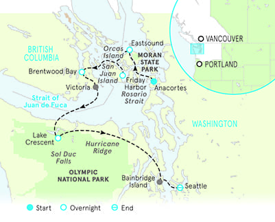 San Juan Islands Map