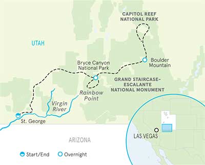 Bryce Utah Map