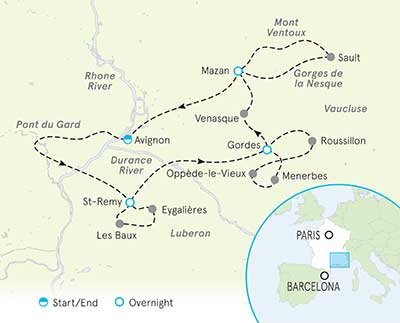 Provence map