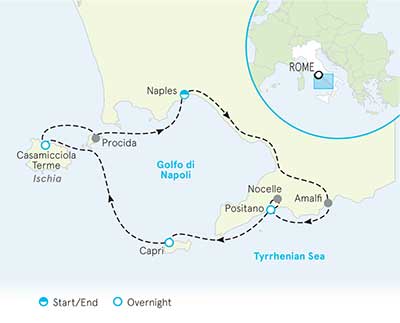 Almalfi Coast Map